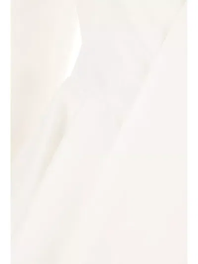 Alaïa Asym Belt Dress In Poplin