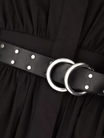 Michael Kors Stretch Organic Cotton Poplin Midi Dress