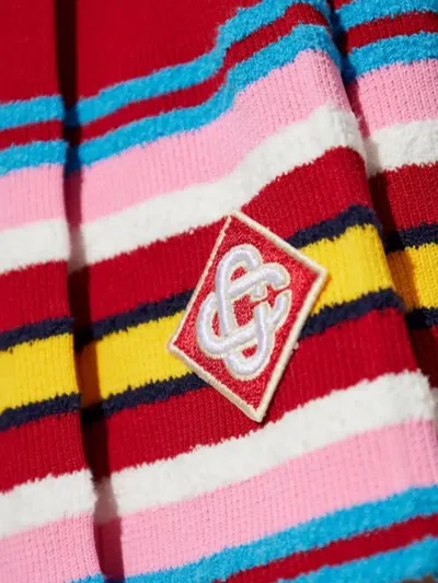 Casablanca Striped Mini Skirt In Multi