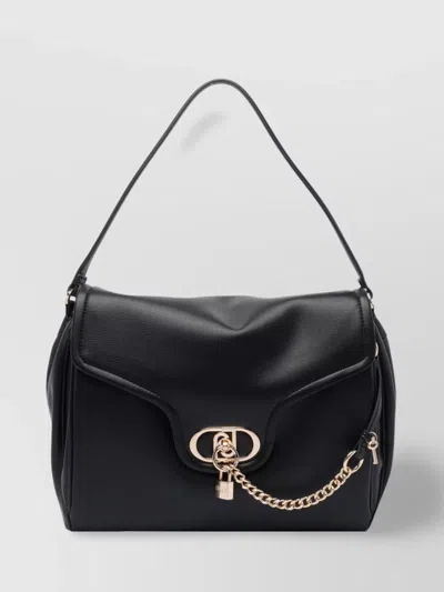 Liu •jo Shoulder Bag With Chain Detail And Padlock Accent