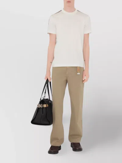 Burberry Checked Cotton-jersey T-shirt