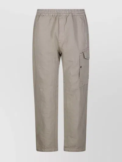 C.p. Company Relaxed Fit Straight Pants With Elastic Waistband