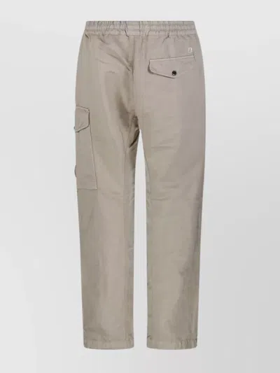 C.p. Company Relaxed Fit Straight Pants With Elastic Waistband