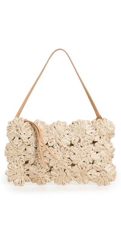 Poolside Bags The Ravello Floral Mini Bag Natural In Natural