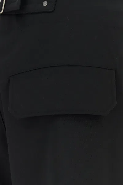 Entire Studios Faded Cotton Trousers With Adjustable Drawstring And Raw Cut Finish