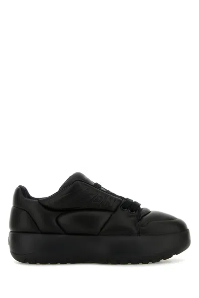 Dsquared2 Dsquared Black Leather Puffer Sneakers