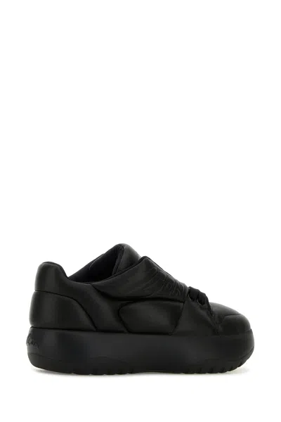 Dsquared2 Dsquared Black Leather Puffer Sneakers