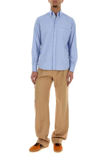 Valentino Regular Fit Pocket Shirt In Blue