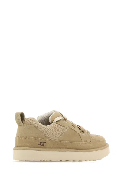 Ugg Lo Lowmel Mesh And Suede Sneakers In Animal Print