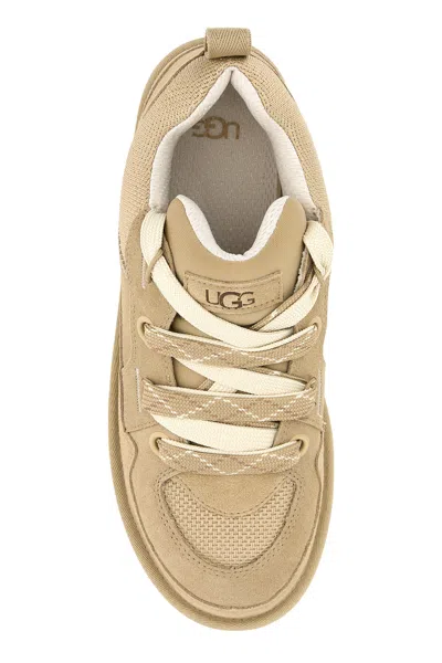 Ugg Lo Lowmel Mesh And Suede Sneakers In Animal Print