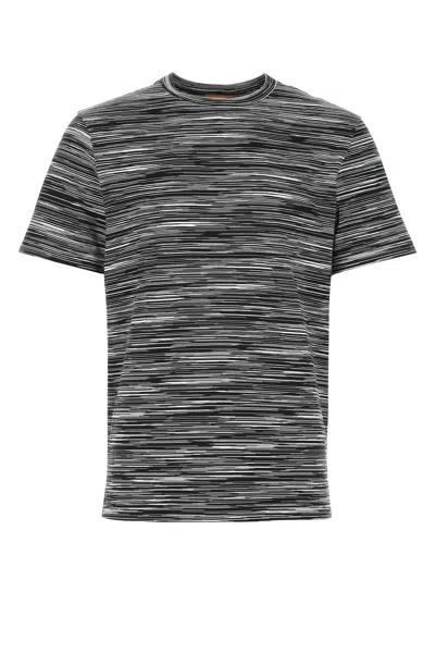 Missoni Man T-shirt Midnight Blue Size Xxl Cotton