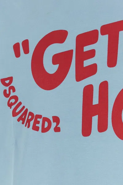 Dsquared2 Crew Neck Getting Hot T-shirt With Constrasting Edges