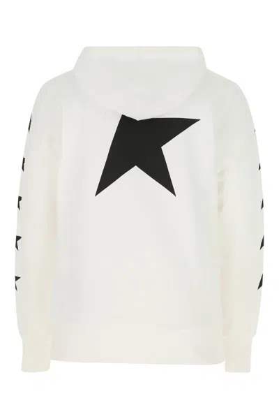 Golden Goose Star Print Hooded Sweater With Kangaroo Pocket