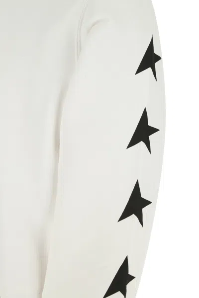 Golden Goose Star Print Hooded Sweater With Kangaroo Pocket