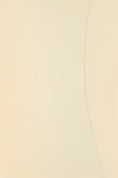 Maison Margiela Womens Skin Round-neck Short-sleeve Stretch-woven Bodysuit In Neutral