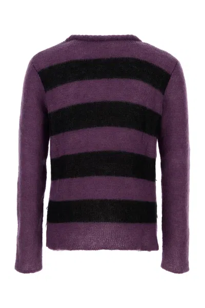 Namacheko Wool Blend Crew-neck Sweater With Intentional Rips