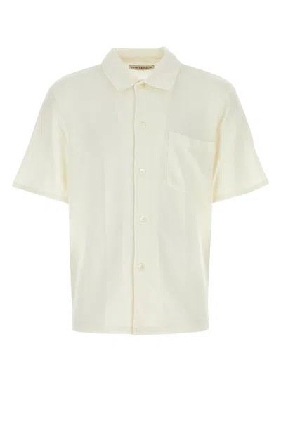 Our Legacy Textured-finish Short-sleeved Box Shirt