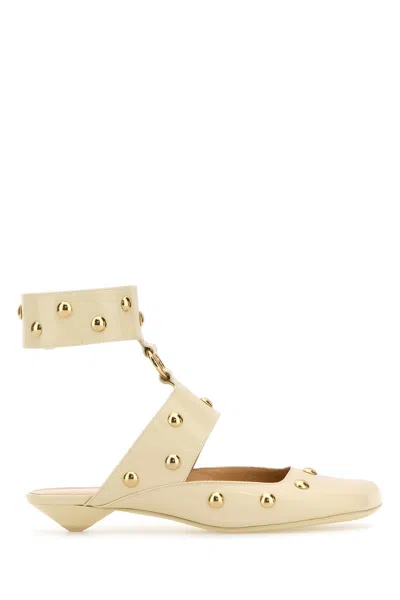 Chloé Jade Studded Leather Mules