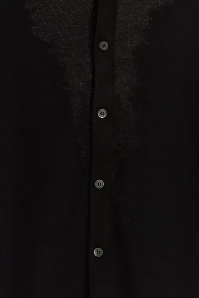 Diesel Unisex Jersey Dévoré Shirt In Black