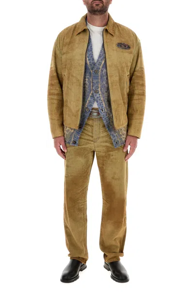 Diesel Men Printed Cotton Blend Cardigan