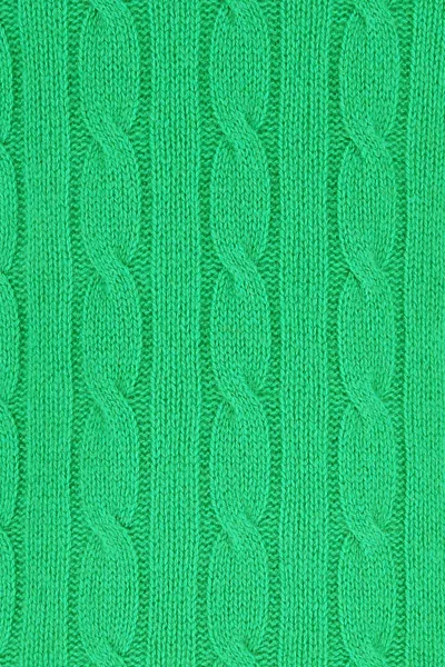 Polo Ralph Lauren Ralph Lauren Green Braided Cotton Sweater