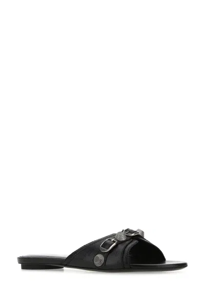 Balenciaga Open-toe Sandals With Decorative Buckle Detail