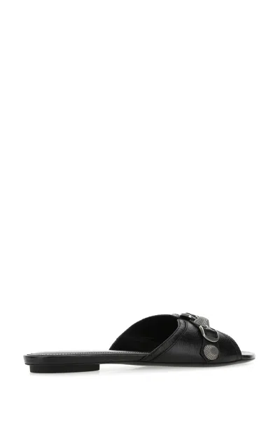 Balenciaga Open-toe Sandals With Decorative Buckle Detail