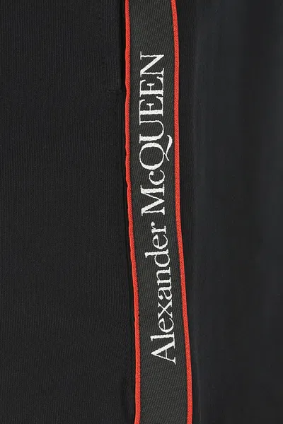 Alexander Mcqueen Bermuda In Cotone Nero Uomo