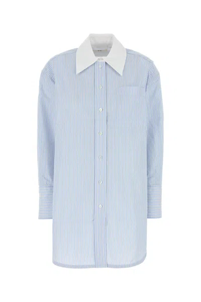 Co Embroidered Poplin Oversize Shirt