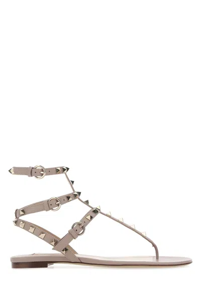 Valentino Rockstud Flat Sandals?