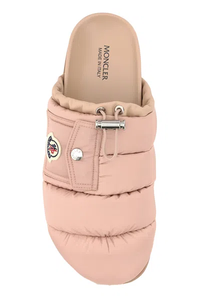 Moncler Mon Pocket Slippers With Soft Padded Design And Logo Patch