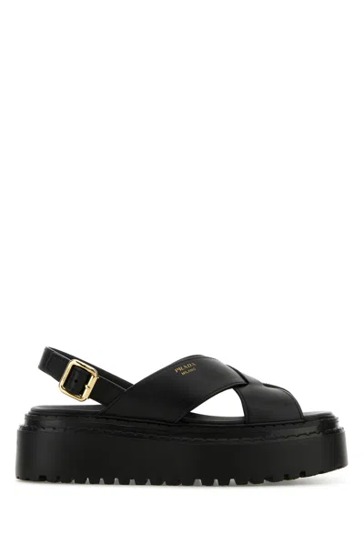 Prada Sandals In Black