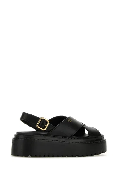 Prada Sandals In Black