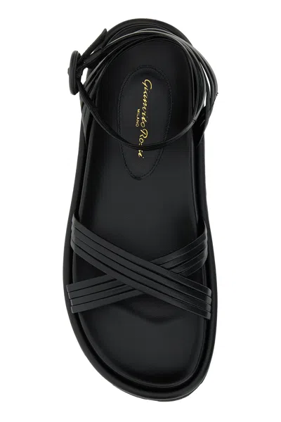 Gianvito Rossi Sandali Lianne In Nappa Nera  Donna