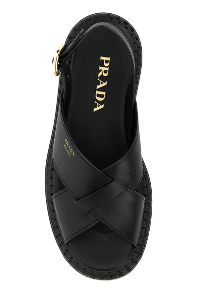 Prada Sandals In Black