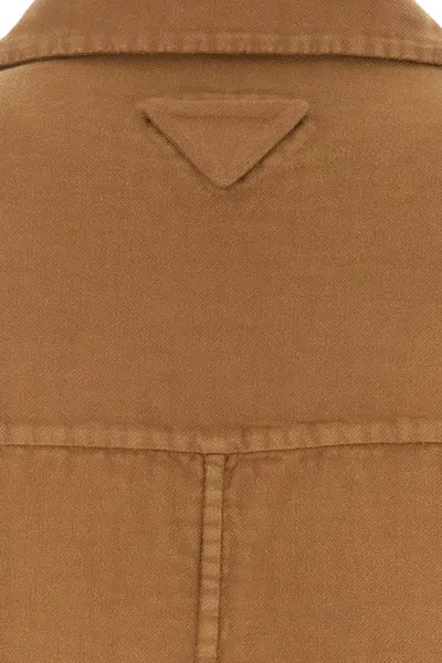Prada Single-breasted Cotton Jacket