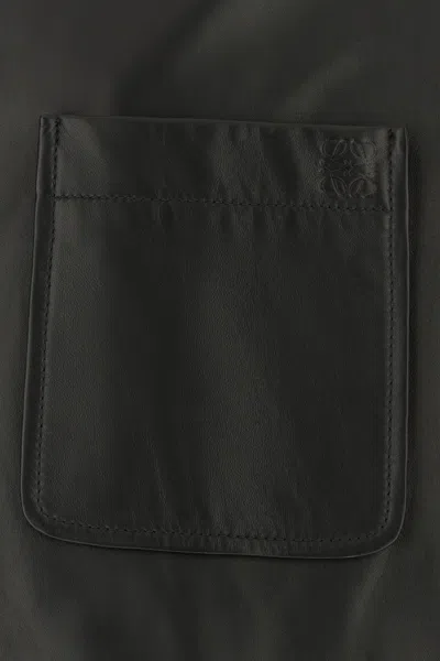 Loewe Embossed Anagram Leather Jacket