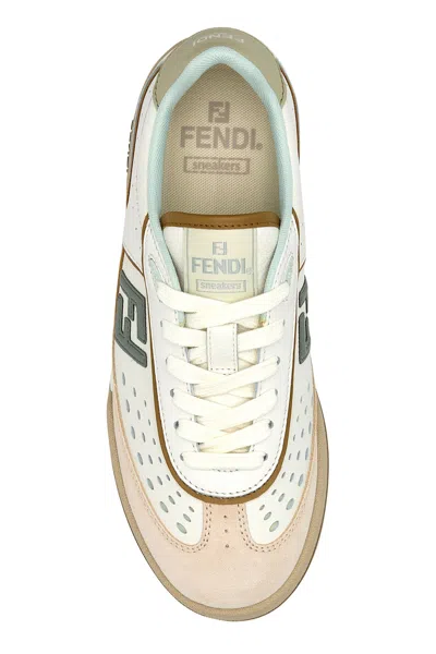 Fendi Woman Sneakers White Size 7 Calfskin
