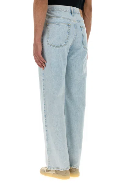 Gucci Button Fly Jeans In Blue