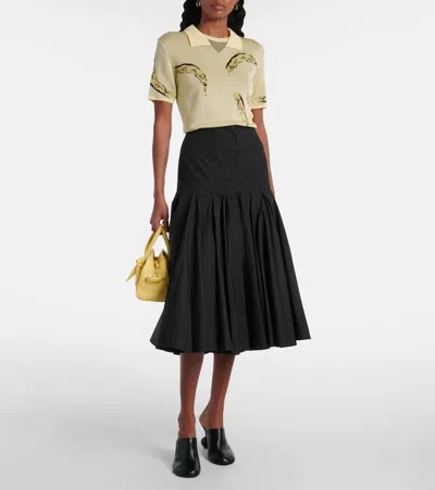 Jacquemus La Jupe Agave In Black