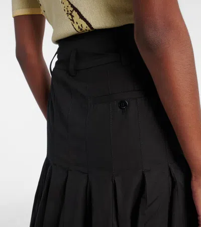 Jacquemus La Jupe Agave In Black