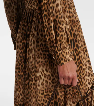 Melissa Odabash Skylar Leopard-print Maxi Dress In Cheetah