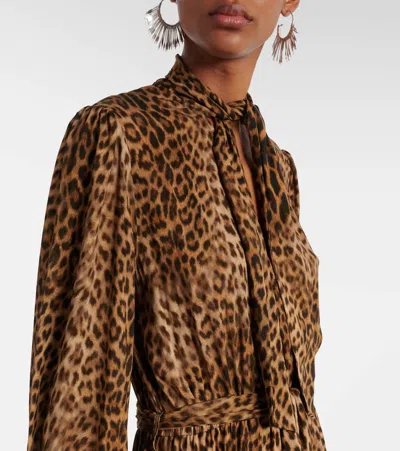 Melissa Odabash Skylar Leopard-print Maxi Dress In Cheetah