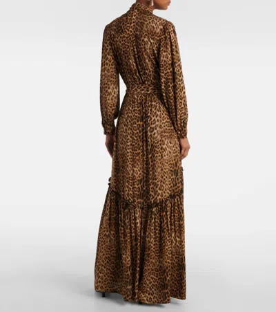 Melissa Odabash Skylar Leopard-print Maxi Dress In Cheetah