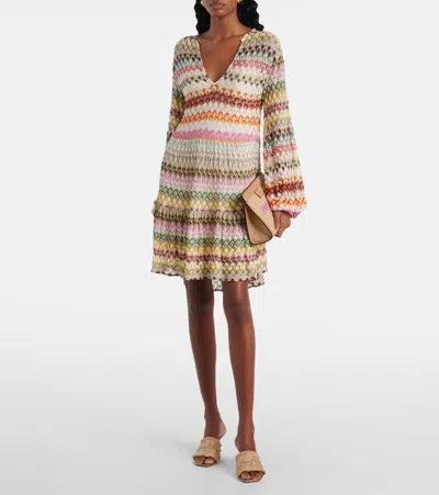 Jimmy Choo Alexia 70 Woven Lurex Mules In Gold/dark Cappuccino