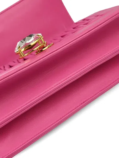 Pre-owned Miu Miu 2010s Matelasse Shoulder Bag In 粉色