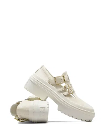 Converse Chuck Taylor All Star Lugged Heel Mary Jane Platform In White