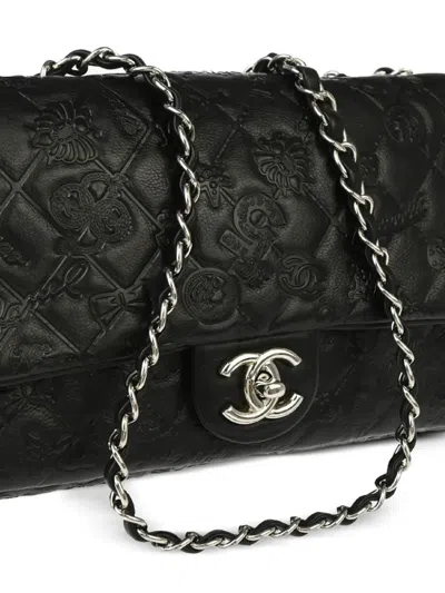 Pre-owned Chanel 2010 Lucky Symbols Shoulder Bag In 黑色
