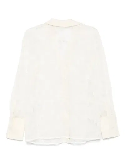 Vivetta Lace Shirt In Neutrals