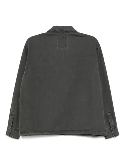 Chocoolate Logo-embroidered Shirt In Grey